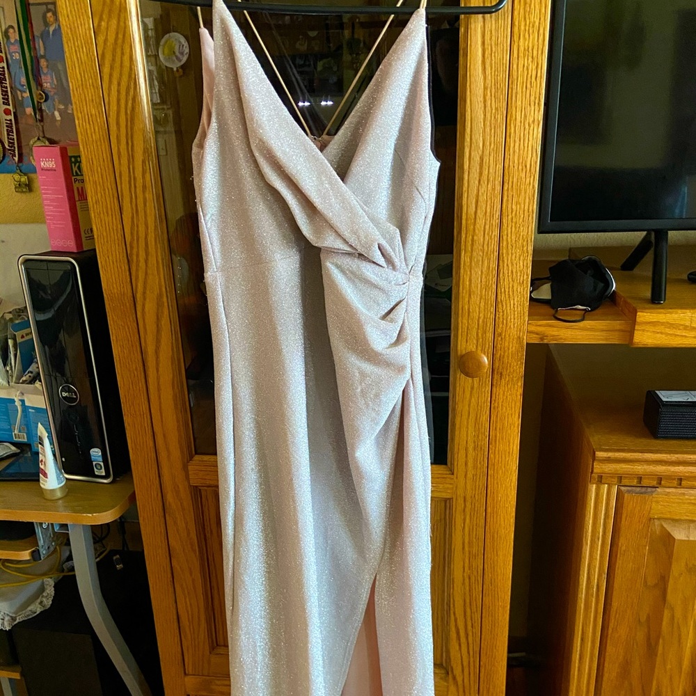 Cute long prom dress